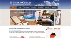 Desktop Screenshot of hotelcityguide.eu