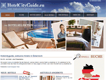 Tablet Screenshot of hotelcityguide.eu